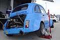 Paddock Fiat 500 racing al 1� Trofeo Autodromo del Levante 2014