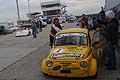 Paddock Fiat 500 race cars al 1 Trofeo Autodromo del Levante 2014
