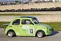 Zizza Onofrio su Fiat 500 race nel circuito di Bbinetto, 3^ tappa Trofeo Autodromo del Levante 2014