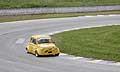 Fiat 500 n.1 in curva sul tracciato di Binetto al 1� Trofeo Autodromo del Levante 2014