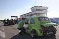 Fiat 500 racing Zizza Onofrio in griglia Minicar in Gara 2 al Trofeo Autodromo del Levante sulla pista di Binetto