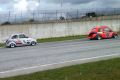 Gara Minicar duo di testa provvisorio, con le Fiat 500 di Giannoccaro Giovanni (rossa) e Montanaro Oronzo al Trofeo Assominicar sul Circuito di Binetto