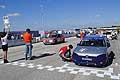 Griglia di partenza categoria Turismo 1 in pole positions Eldino Giuseppe su Peugeot 106 al Trofeo Autodromo del Levante 2014 - 2^ Prova