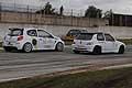 Peugeot 106 16V e Renault Clio III giunti sul podio secondo e terzo categoria al Trofeo Autodromo del Levante 2014 prima tappa