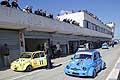Pit Line schieramento Fiat 500 e Fiat 126 racing in Gara 1 alla 2^ prova del Trofeo Autodromo del Levante a Binetto I edizione