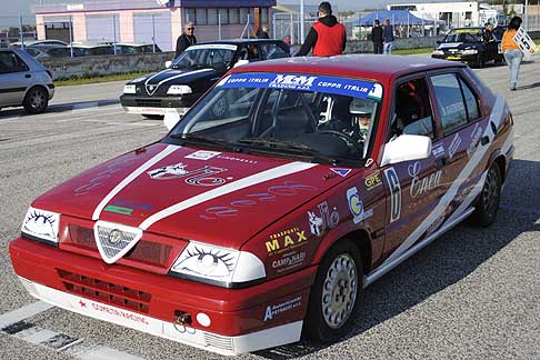 Trofeo Autodrmo del Levante - Griglia di partenza Alfa Romo 33 al 3^ prova del Trofeo Autodromo del Levante 2014 in ricordo si Sergio Natalini