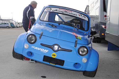 1 Trofeo Autodromo del Levante - Fiat 500 race car al 1 Trofeo Autodromo del Levante 2014
