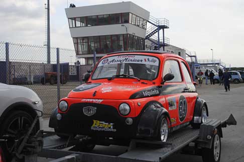 1 Trofeo Autodromo del Levante - Gara motoristica al 1 Trofeo Autodromo del Levante 2014 con l Fiat 500 racing sul carello