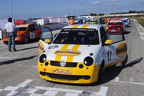 2^ Prova circutio di Binetto - Schieramento Volkswagen Lupo gara monomarca Epta Motorsport al Trofeo Autodromo del Levante 2014 - 2^ Prova
