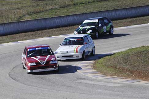 Minicar - Primo raggruppamento Turismo con le vetture del Trofeo Alfa 33 per il I Trofeo Autodromo del Levante