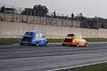 Fiat 500 racing cars in gara Marino Giuseppe insegue Pastore Pasquale in gara 2 al Trofeo Autodromo del Levante 2015, 3^ Prova