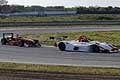 Osella Pa 21S Honda del pilota Vinaccia Luigi segue la Dallara F300 Fiat di Mariano Salvatore in gara per il II Trofeo Autodromo del Levante sul circuito di Binetto