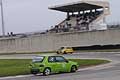 Peugeot 106 Rally al tornantino il pilota Abiuso Bartolomeo con la ruota sollevata da terra, categoria Monomarca Peugeot N-1400 per la 3^ tappa al Trofeo Autodromo del Levante 2015 sul circuito di Binetto