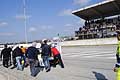 Renault Megane Troph dopo lincidente al via in corsia box, categoria Turismo oltre i 1600 al Trofeo Autodromo del Levante 2015 sulla pista di Binetto