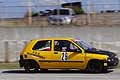 Renault Clio Williams pilota Abalsamo Paolo team Apulia Corse in fondo al rettilineo per la 2^ Tappa, Trofeo Autodromo del Levante 2015