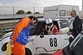 Vincitore De Matteo Gabrile, parco chiuso a fine gara al II Trofeo Autodromo del Levante, 3^ prova