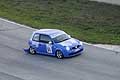 Vw Lupo con paraurti posteriore danneggiato driver Fulgeri alla curva Ricciardi per la 2^ prova del Trofeo Autodromo del Levante 2015