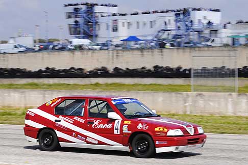 Motorsport - Alfa Romeo 33 pilota Gaudienzi Domenico vincitore Trofeo Alfa 33, conquistando il quinto posto nella classifica generale