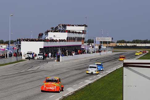 Bicilindriche Gara 1 - Fiat 500 racing Marino Giuseppe in Gara 1 al Trofeo Autodromo del Levante 2015