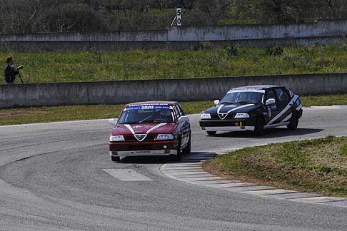 Trofeo Autodrmo del Levante - Alfa Romeo 33 al tornantino in gara di Domenico Gaudenzi e di Sergio Natalini grandi amici anche nella vita