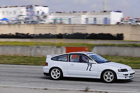 Motorsport - Honda CRX di Giuseppe De Palo vince la gara delle Turismo fino a 1600 al II Trofeo Autodromo del Levante sul tracciato di Binetto