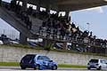 Citroen Saxo VTS terza, davanti Loncote secondo sotto le tribune per la 1^ Prova del Trofeo Autodromo del Levante 2016