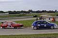 Citroen Saxo di Giordano Pietro insegue la Volkswagen Scirocco di Radogna Angelo in gara al Trofeo Autodromo del Levante 2016, 2^ Prova