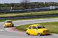 Fiat 500 racing cars di Liciulli Flavio insegue Criscuolo Onofrio in Gara al tornantino al Trofeo Autodromo del Levante 2016, 1^ Prova