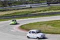 Fiat 500 racing cars di Madonna Vincenzo che anticipa Zizza Onofrio 1^ Prova del Trofeo Autodromo del Levante 2016 in Gara 1