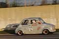 Abarth 500 racing pilota Madonna Vincenzo sul rettilineo in gara 2 al Trofeo Autodromo del Levante 2016 - 2^ Prova