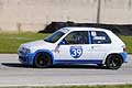 Peugeot 106 Rally pilota Casillo Antonello in gara al Trofeo Autodromo del Levante 2016, 1^ Prova