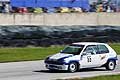 Peugeot 106 Rally pilota Romano Carlo giunto terzo fine gara al Trofeo Autodromo del Levante 2016, 1^ Prova