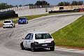 Peugeot 106 Rally pilota Capezzera Carmine curva Tramonto in gara categoria Peugeot N 1400 al Trofeo Autodromo del Levante 2016, 1^ Prova