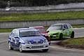 bagar al tornantino davanti la Citroen Saxo del pilota Giordano Pietro in gara al Trofeo Autodromo del Levante 2016, 2^ Prova