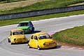 Bicilindriche al tornantino con le Fiat 500 di Liciulli e Criscuolo dietro la Fiat 126 di Arcieri 1^ Prova del Trofeo Autodromo del Levante 2016 in Gara 1