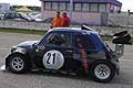 Bolide Fiat 500 Kawasaki pilota Langella Vincenzo in griglia 2^ Prova del Trofeo Autodromo del Levante 2016