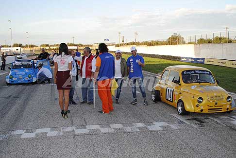 Autodromo del Levante - Atmosferire bicilindriche Fiat 500, Fiat 126 we Abarth 500 per la 3^ prova del Trofeo Autodromo del Levante 2016 sul circuito di Binetto