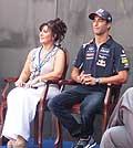 Pilota Red Bull Daniel Ricciardo al 21 Trofeo Lorenzo Bandini a Brisighella (Ra)
