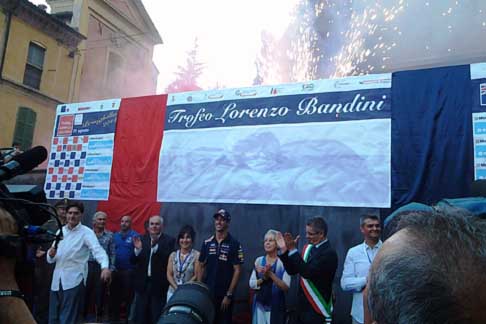 Premiato Daniel Ricciardo - Daniel Ricciardo, pilota vincitore del Trofeo Lorenzo Bandini 2014