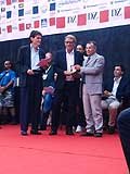 Medaglia Presidente Camera dei Deputati Hermann Tilke al 22 Trofeo Lorenzo Bandini