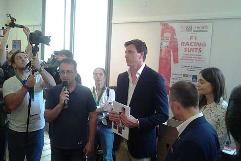 Premiato Toto Wolff - Toto Wolff alla conferenza stampa al 22 Trofeo Lorenzo Bandini