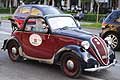 Fiat Topolino a Borsani del 1936 su Corso Cauvur a Ferrara