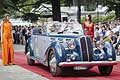 Lancia Astura 3a Serie Cabriolet che sfila sul red carpet al Concorso di Eleganza Villa dEste 2015