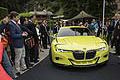 Un dettaglio particolare della BMW 3.0 CSL Hommage si trova nella linea del tetto, suddivisa in tre parti e che evoca la sezione superiore della BMW 3.0 CSL. 