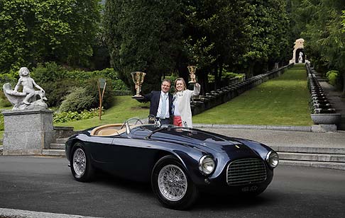 Ferrari - Gianni Agnelli la ordin nel 1950 la mitica Ferrari 166MM nelle tonalit del verde e blu metallizzato