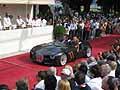 Prototipo BMW 328 Hommage fuori concorso in passerella sul red carpet di Villa dEste