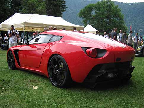 Aston Martin - Concorso di Villa dEste 2011 la Aston Martin con la sua nuova V12 Zagato