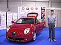 Alfa Romeo Mito rossa Airfal Gruppo Fiat alla Fiera di Roma 2010