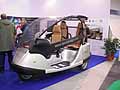 Veicolo Elettrico Lenci con copertura alla Fiera di Roma 2010