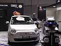 atrezzatura Obd Log Registratore Parametri e Fiat 500 stand Automechanika a Roma 2010